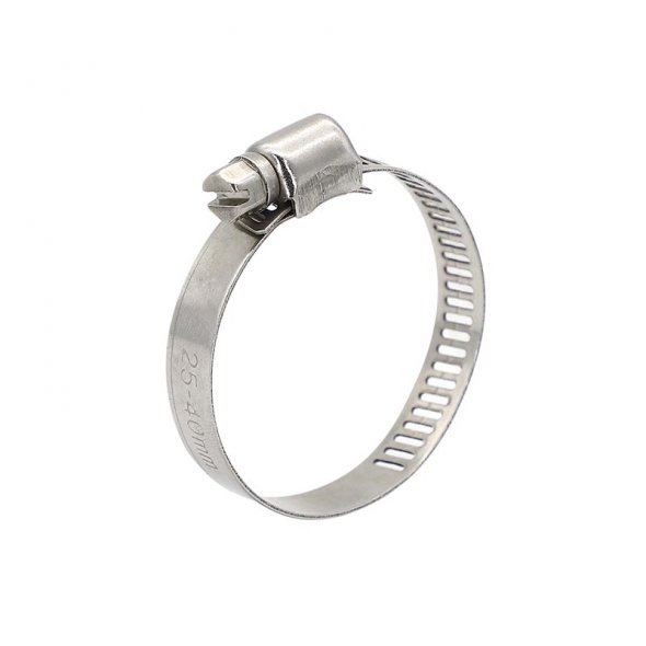 W4 stainless steel 8mm American type hose clamp