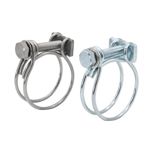 France type double ear clamp