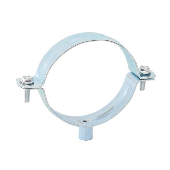 Light pipe clamp without rubber,M8+10 nut,zinc plated