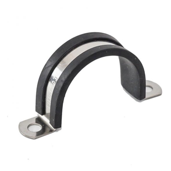 Stainless steel C type rubber clamp