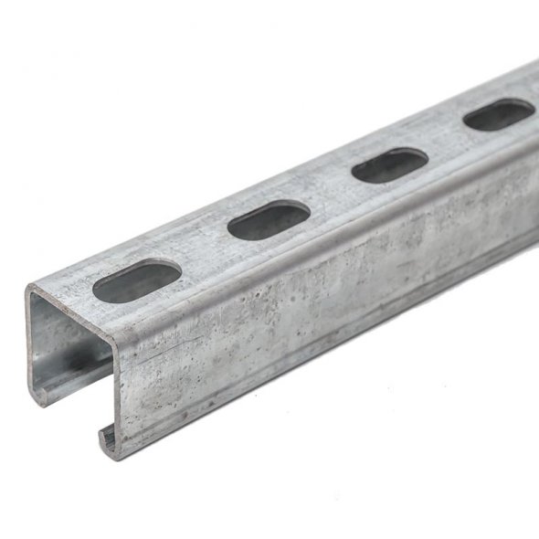 41x41x2.5mm slotted strut channel