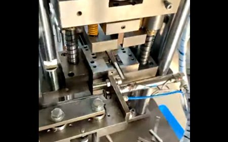 Today,our automatic blanking spot welding equipment for german type hose clamp is officially put into production, which greatly saves labor costs.