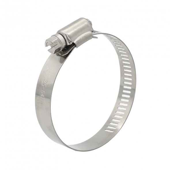 W4 stainless steel 12.7mm American type hose clamp